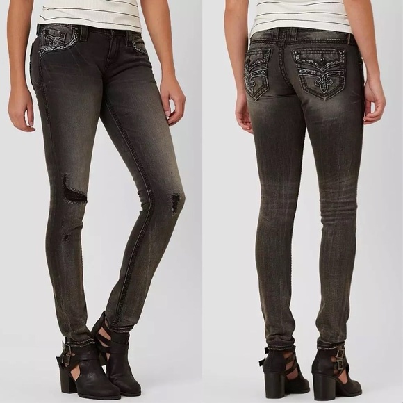 Rock Revival Denim - 🎉 HP X2! 🎉 Rock Revival Distressed Jeans 🩶